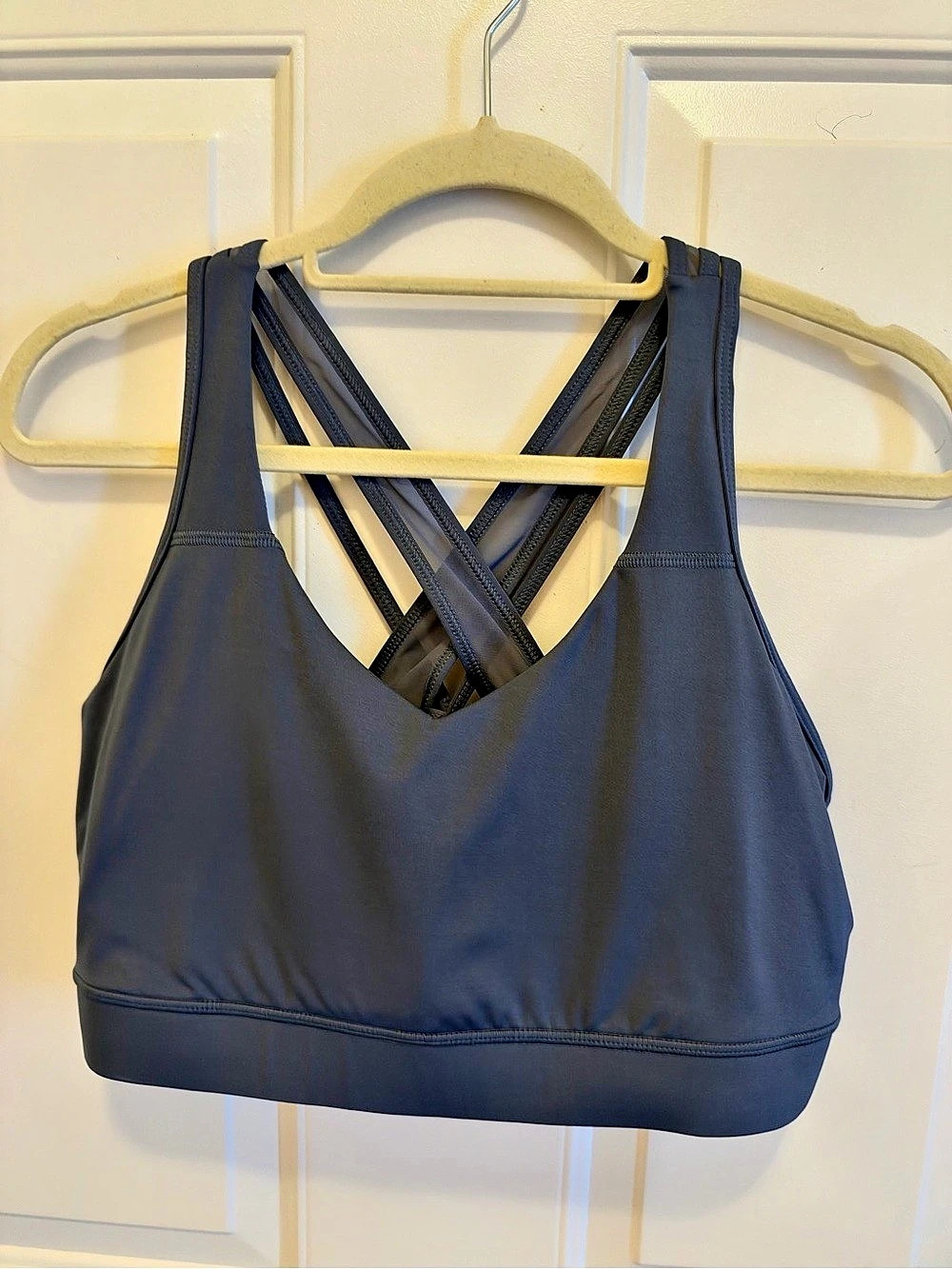 AviA Style AYS3 Color Grey Athletic Sports Bra Gray XXL/2XG (20) Like New